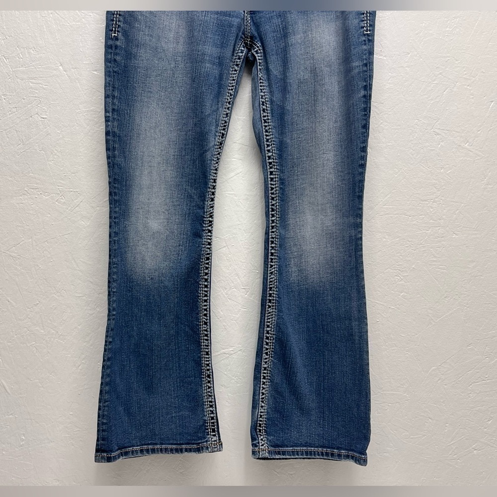 Women’s - Silver Mid-Rise Bootcut Jeans - 32X30 - Picture 7 of 12